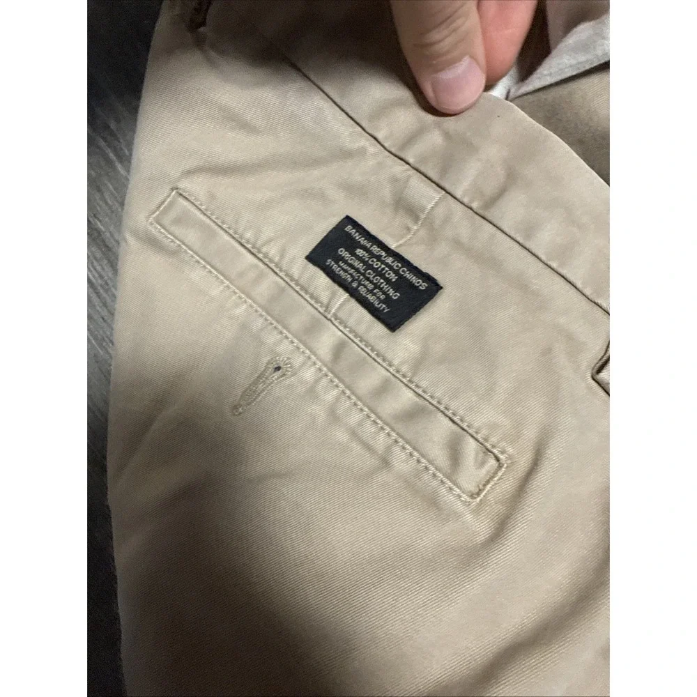 Banana Republic Pants Mens 35x30 Dawson Chino Relaxed Fit Straight Leg Cotton